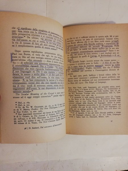 DAL NON-SENSO ALL'INVOCAZIONE.