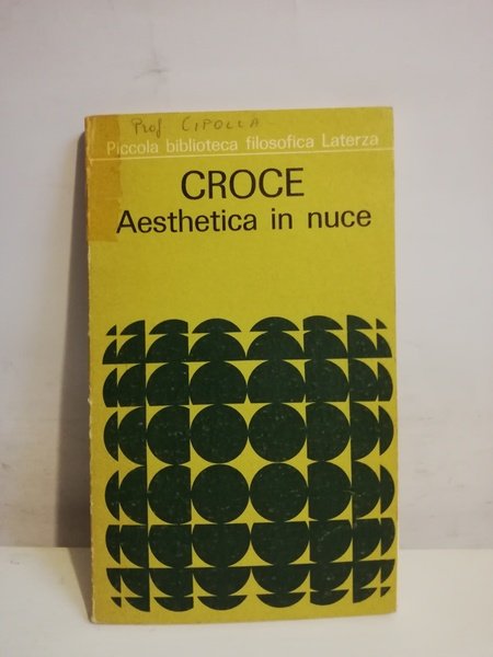 AESTHETICA IN NUCE.