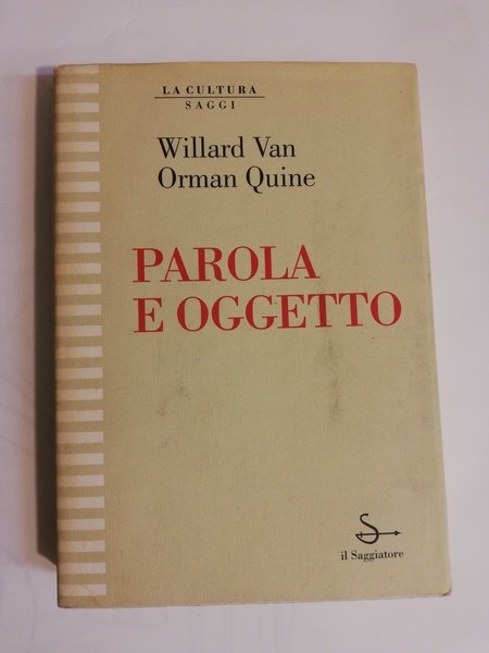 PAROLA E OGGETTO.