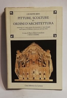 PITTURE, SCOLTURE ET ORDINI D'ARCHITETTURA. | Immagine principale