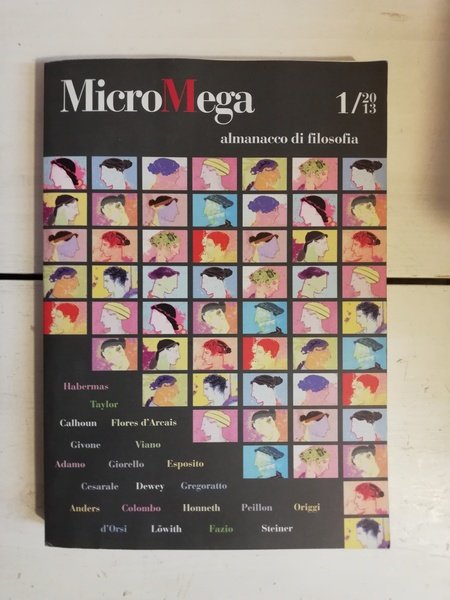 MICROMEGA. ALMANACCO DI FILOSOFIA. 1/2013