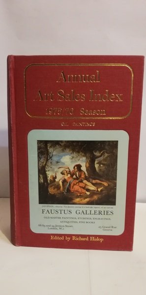 ANNUAL ART SALES INDEX - 1975/76 SEASON. OIL PAINTINGS.