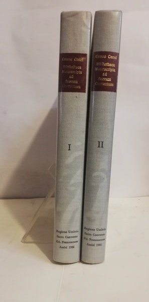 BIBLIOTHECA MANUSCRIPTA AD SACRUM CONVENTUM ASSISIENSEM - 2 VOLUMI
