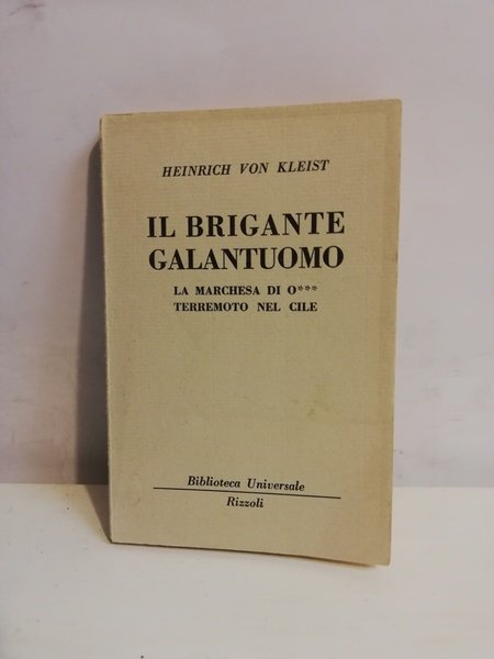 IL BRIGANTE GALANTUONO ovvero MICHAEL KOHLHAAS.