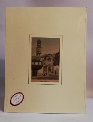 CHIESA DI BOVARA. STAMPA ANTICA AUTENTICA.