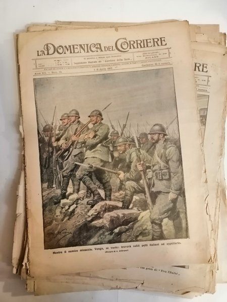 LA DOMENICA DEL CORRIERE ANNO XIX - 1917.