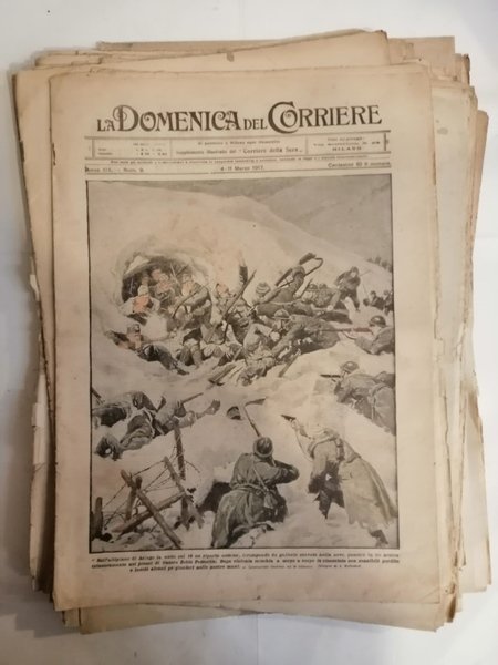 LA DOMENICA DEL CORRIERE ANNO XIX - 1917.