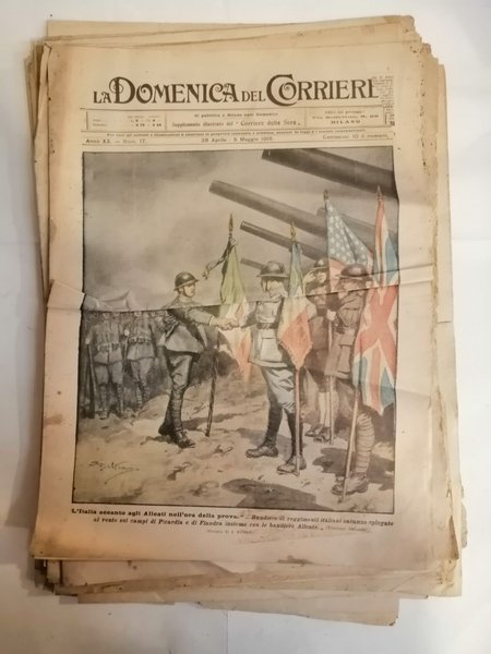 LA DOMENICA DEL CORRIERE ANNO XX - 1918.