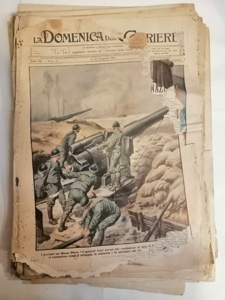 LA DOMENICA DEL CORRIERE ANNO XX - 1918.
