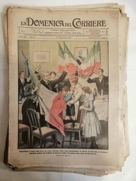 LA DOMENICA DEL CORRIERE ANNO XXI - 1919.