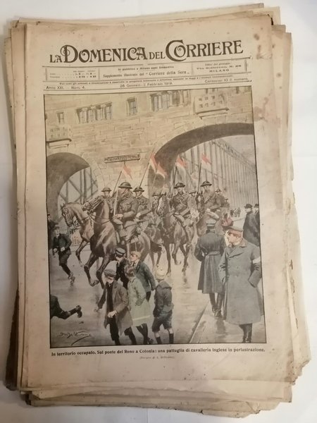 LA DOMENICA DEL CORRIERE ANNO XXI - 1919.