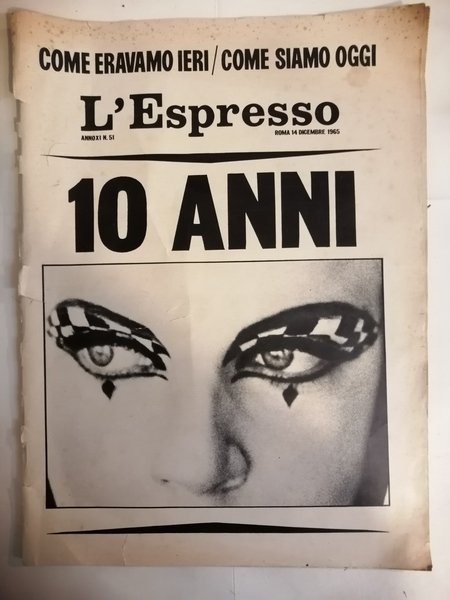 L'ESPRESSO - 10 ANNI.