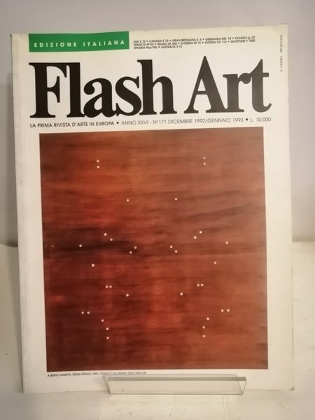 FLASH ART N. 171 DICEMBRE 1992/GENNAIO 1993