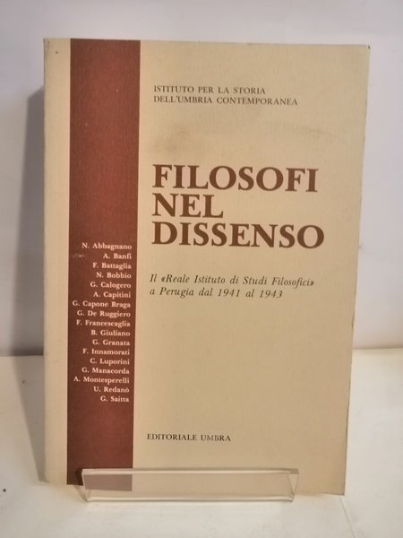 FILOSOFI NEL DISSENSO