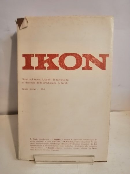 IKON. cinema televisione iconografia. SERIE PRIMA - gennaio - giugno …