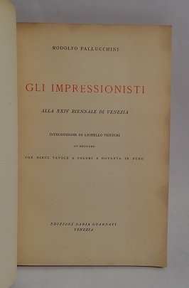 GLI IMPRESSIONISTI ALLA XXIV BIENNALE DI VENEZIA.