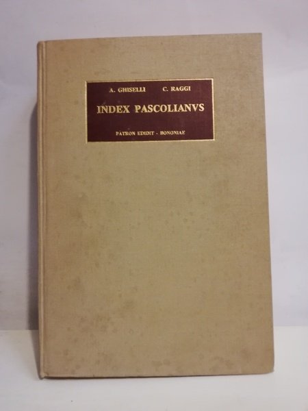 INDEX PASCOLIANUS.