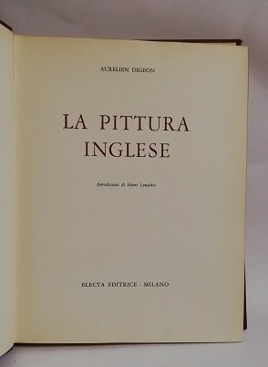 LA PITTURA INGLESE.