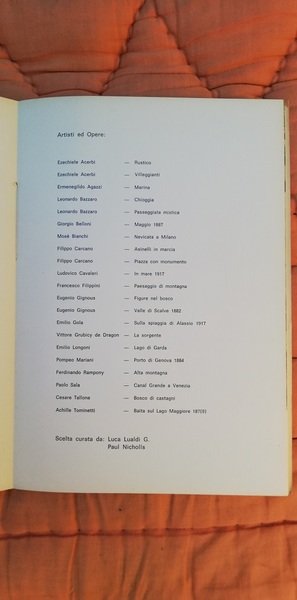 LUCE ED ATMOSFERA NELLA PITTURA LOMBARDA DELL'800.