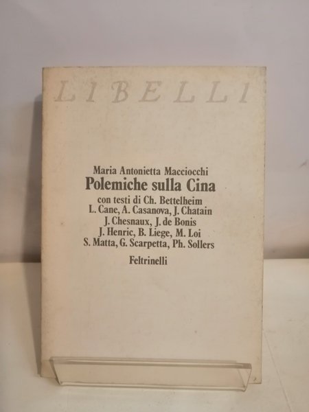 POLEMICHE SULLA CINA.