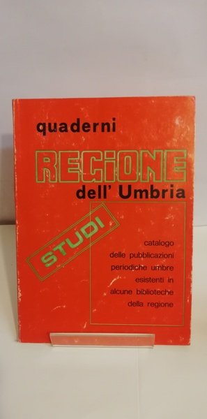 CATALOGO DELLE PUBBLICAZIONI PERIODICE UMBRE