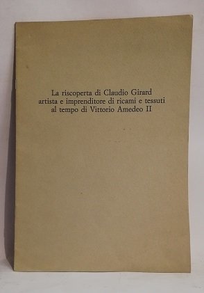 LA RISCOPERTA DI CLAUDIO GIRARD. | Immagine principale