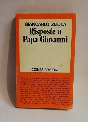 RISPOSTE A PAPA GIOVANNI.