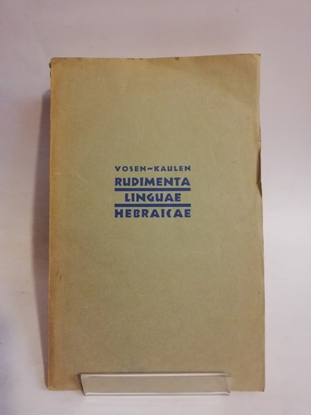 RUDIMENTA LINGUAE HEBRAICAE.