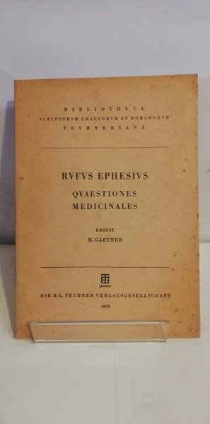 QUAESTIONES MEDICINALES - RUFUS EPHESIUS
