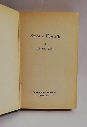 SACCO E VANZETTI.
