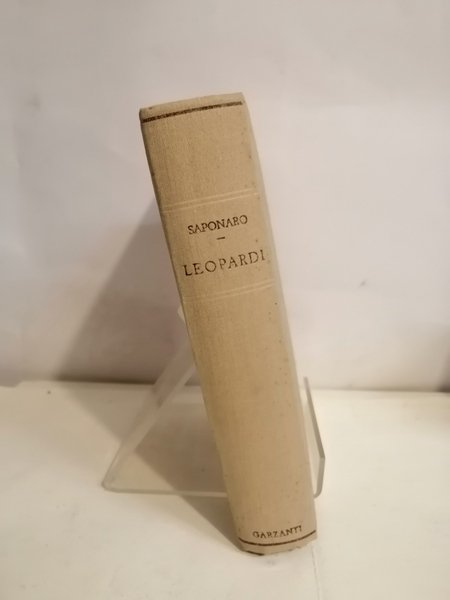 LEOPARDI. CON 23 ILLUSTRAZIONI. TERZA EDIZIONE.