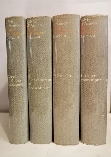 STORIA DEL TEATRO DRAMMATICO. 4 VOLUMI.