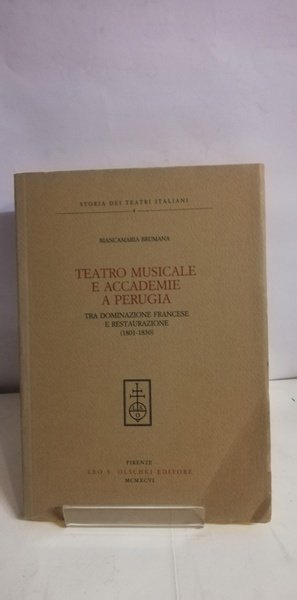 TEATRO MUSICALE E ACCADEMIE A PERUGIA.