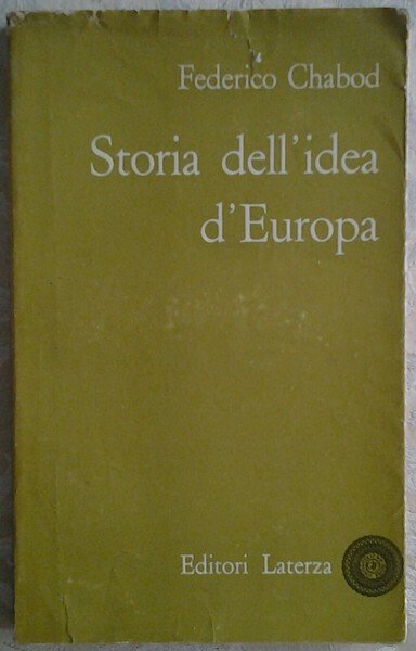 STORIA DELL'IDEA D'EUROPA. | Immagine principale