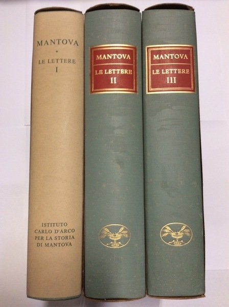 MANTOVA. LE LETTERE. 3 Volumi.