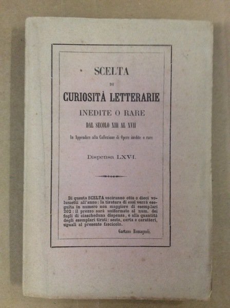 DELLE AZIONI E SENTENZE DI ALESSANDRO DE' MEDICI. - Ragionamento. …