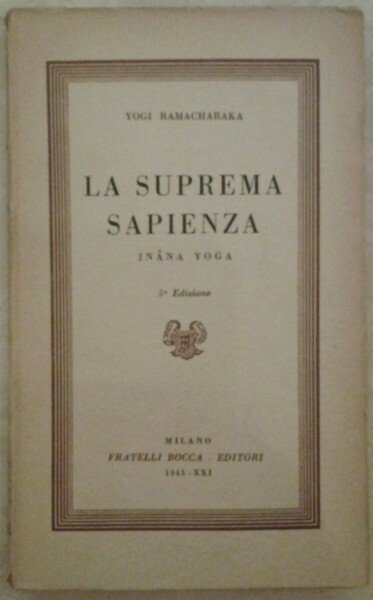LA SUPREMA SAPIENZA.