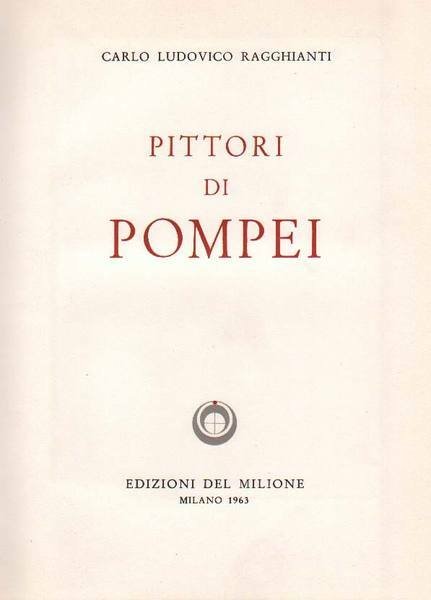 PITTORI DI POMPEI.