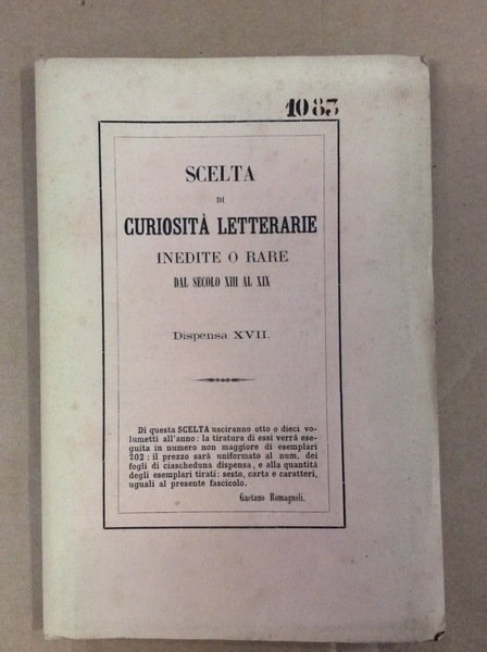 BRIEVE MEDITAZIONE SUI BENEFICII DI DIO. - Scelta di curiosita' …