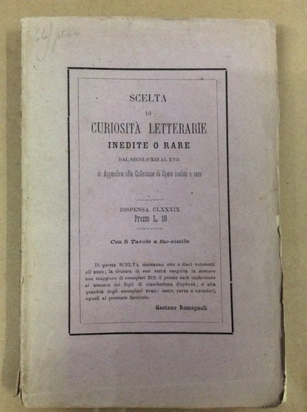 L'ADORAZIONE DE' MAGI. - Azione drammatica. Pubblicata secondo la rarissima …