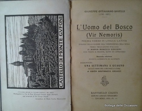 L'UOMO DEL BOSCO. - (Vir nemoris). Poema corso in lingua …