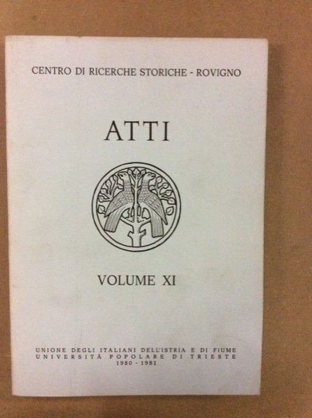 ATTI. VOLUME XI (11).
