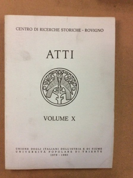 ATTI. VOLUME X (10).