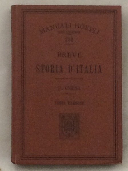BREVE STORIA D'ITALIA.
