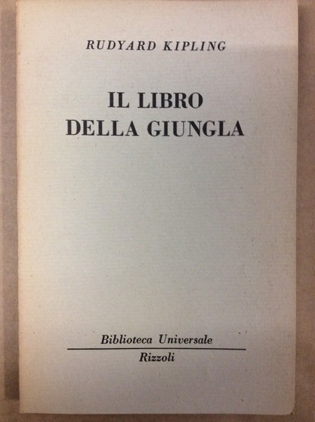 IL LIBRO DELLA GIUNGLA.