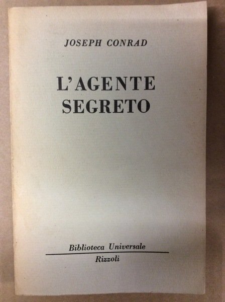 L'AGENTE SEGRETO: SEMPLICE STORIA.