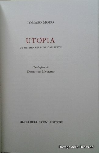 UTOPIA. DE OPTIMO REI PUBLICAE STATU.