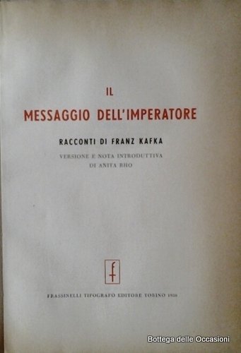 IL MESSAGGIO DELL'IMPERATORE.