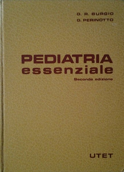 PEDIATRIA ESSENZIALE.