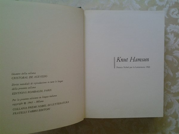 I PREMI NOBEL PER LA LETTERATURA.